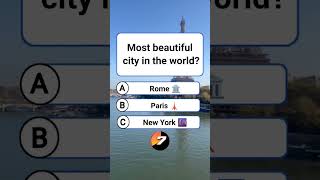 Most beautiful city in the world? #shorts #usa #quiz