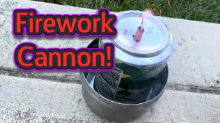 Newton’s Firework Cannon in RamZland!💥 #STEM #Science #STEMEducation #RamZland