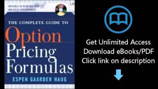 Download The Complete Guide to Option Pricing Formulas PDF
