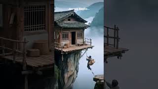 Unreal Cliff House Life 🌄 Extreme Mountain Living | Nature Bliss #Adventure #Travel #CliffHouse
