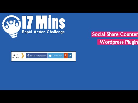 Adding Social Share Counters to my Posts like Mashable [Rapid Action Challenge]