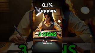 3 Early Signs of 0.1% Topper Students 🔥 Study Motivation | Study Tips | #shorts