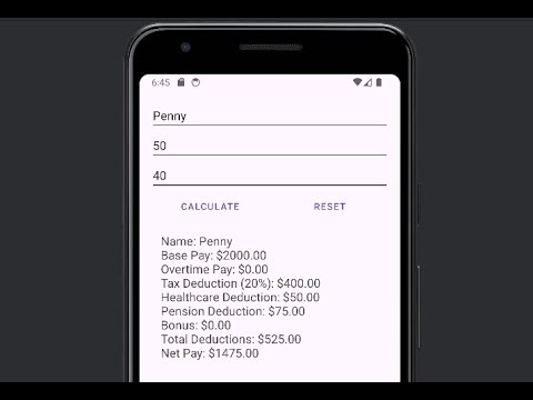 Payroll Android App