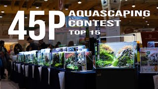 45P AQUASCAPING CONTEST - TOP 15 AQUARIUMS