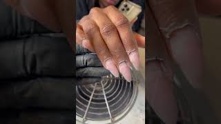 HER FIRST Russian manicure | READY TO CUT