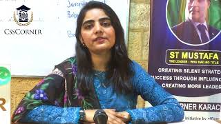 Ms.Natasha Shafi |Announcement |CSS ASPIRANTs |Education for CSS | Karachi |#pakistan#csscorner