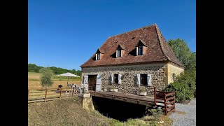 FOR SALE FURNISHED : Enchanting 1815 Watermill with Pool and Pyrenean Views | French Character Homes