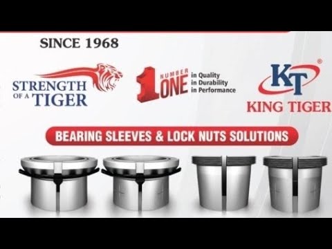 Withdrawal sleeves, Upgrade your bearing assembly with precision engineered sleeves! AH and AHX.