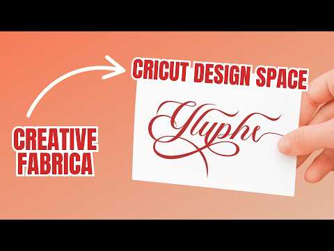 Add glyphs to fonts in Cricut Design Space.