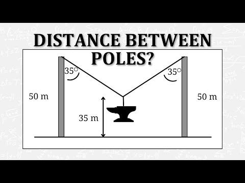 Quick Calculation - Distance between Poles?