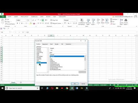 How to Add Zero Infront a Number in Excel