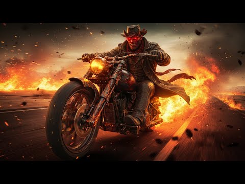 HELLBOUND OUTLAW - (Dark Country Anthem) 4K
