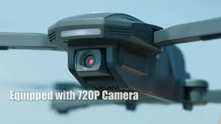 FPV Foldable Drones,2 Batteries,One Key Start,Headless Mode,Altitude Hold,360 Flip,Drone