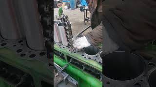 Diesel engine assembly process- Good tools and machinery make work easy
