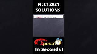 NEET 2021 Chemistry Solutions #shorts #answerkey #NEET#NEETSolutions#shorts