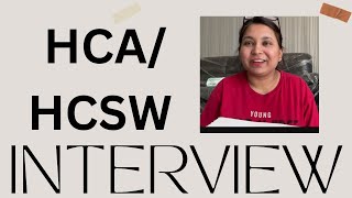 Healthcare Support Worker Interview Questions with Answers| HCA Interview UK| Carer Interview Uk