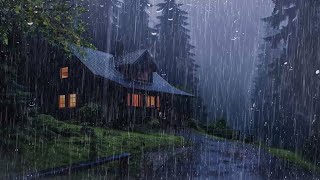 Perfect Rain Sounds For Sleeping -  Sleep DEEP with Heavy Rain - Relax & Fall Asleep FAST