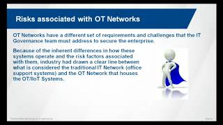 Operational Technology Network Security Challenges and Solutions