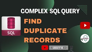 FIND DUPLICATE RECORDS FROM TABLE #sql #DUPLICATERECORDS #sqlforbeginner