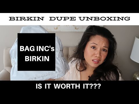 BIRKIN DUPE UNBOXING from BAG INC! | Is it better than Ainifeel?? | Hermes Dupes