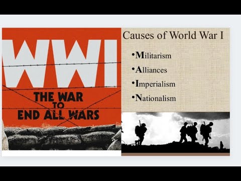 WW1 (The war to end all wars) and causes of WW1[ part 1] 🤔☑️
