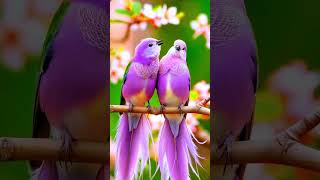 Cute beautiful birds #ai #nature #birdslover #oiseau #aiartwork #shorts #pets #youtube