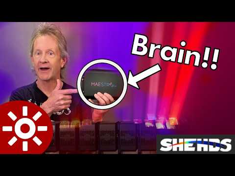 12 Heads +1 Brain= Shehds GalaxyJet & MaestroDMX: AI Magic!!