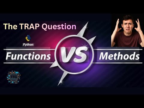 STOP! Don’t Confuse Functions & Methods | Trap Question #pythoninterviewquestions #freshers