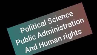 Department of political science