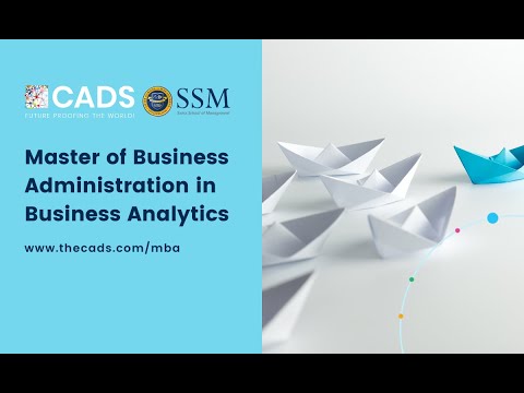 MBA in Business Analytics - The Center of Applied Data Science
