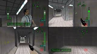 Bunker 4 player 8 sim - Perfect Dark Goldeneye X mod - N64 Recompiled All in One Mod