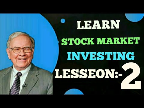 LEARN STOCK MARKET INVESTING LEASSON:-2@ SPINESTOCK