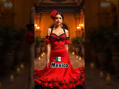 Countries as Women Dressing Style-1 #aiedits #klingai #leonardoai  #youtube #youtubeshorts ​#viral