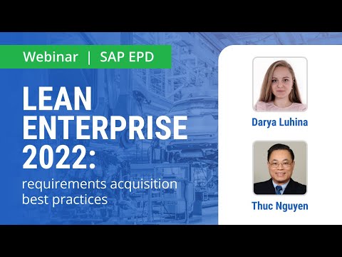 Lean Enterprise 2022: Requirements Acquisition Best Practices