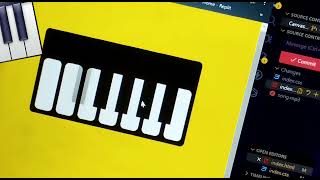 Piano CSS Art || #css #cssart #girlcoder #masai