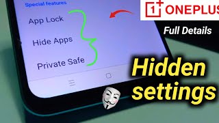 OnePlus: App Lock 🔒 Private Safe, Hide Apps Settings 🤯 Full Details Video OnePlus Nord 
