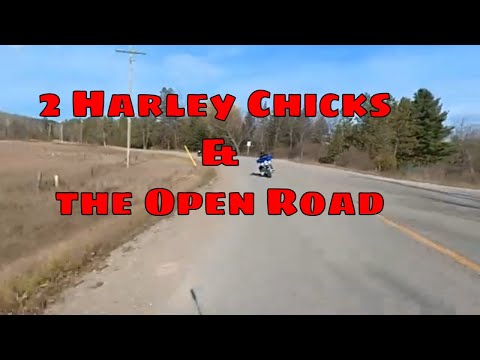 2 Harley Chicks Riding Free