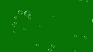 Bubbles    4K Green screen FREE high quality effects 1