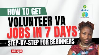 How to Land Volunteer Roles Fast as a Virtual Assistant 