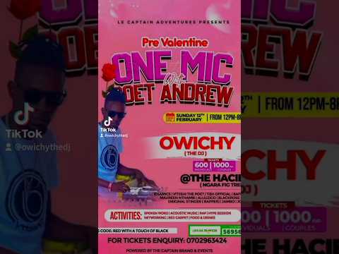 This Sun 12th at HaciendaResort Ngara  One.mic_ke event.#2023  #owichythedj #onemic #trending #event