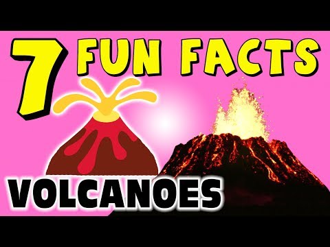 7 FUN FACTS ABOUT VOLCANOES! VOLCANO FACTS FOR KIDS! Lava! Magma! Learning Colors! Eruption! Puppet!