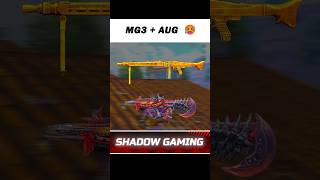MG3 + AUG 🥵     @shadowknightgaming2308  || bgmi gameplay video l|