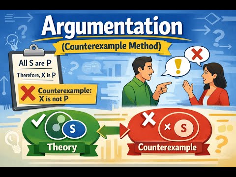 Ep 6 Argumentation (Counterexample Method) Epistemology fundamentals