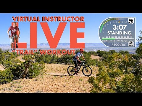 Free Spintertainment© Lunch Loops Trail Virtual Instructor Part 1 Mountain Bike Spin Video