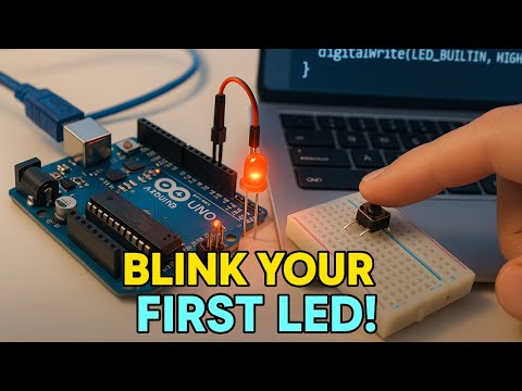 Learn Arduino Programming by Building a Simple LED Blink Project - Step by Step Tutorial