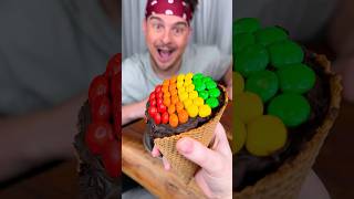 How to make the best CHOCOLATE CAKE ice cream for your friend?😎❤️🍰| CHEFKOUDY