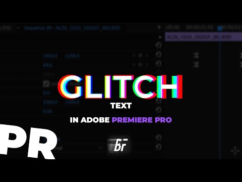 Create An Amazing Glitch Text Effect In Adobe Premiere Pro! (3 Minute Tutorial)