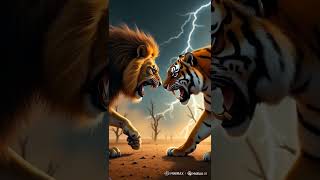hybrid lion and tiger animal #tiger #ai #animals #lion#ideogram #ideogramai