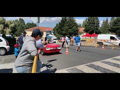 Launching an Escort Mk2 into a drift. Street Skills Portugal