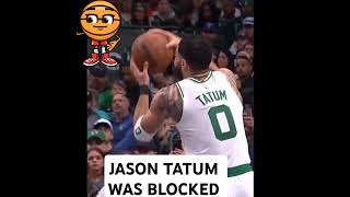 JASON TATUM WAS BLOCKED NBA